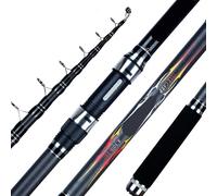 Canne da pesca telescopiche alla carpa 3.5lb 3.0/3.3/3.6/3.9/4.2m 30T Carbon Spinning Power 40-160g Surfcasting Hard Pole(3.0m)
