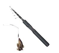 Canne da Pesca Telescopiche Bastone Estensibile per la Cattura di Pesci | Canna Da Pesca Compatta Per Ambienti Esterni Ghiaccio Stagno Lago Torrente Mare Barca Kayak Acqua Salata Spiaggia e Molo