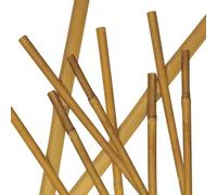 Canne di bambù naturali, per sostegno piante, orto, decorazione e arredamento (10, 240 cm/Ø 18/20 mm)