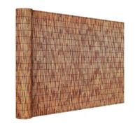 Canne Di Bambu per Esterno Canniccio 50cm 60cm 90cm 100cm 130cm 150cm 160cm Altezza,Recinzione Canne Naturali,Robusti & Impermeabili Pannello Protezione Privacy Facile Installare(Carbonized,50x500cm)