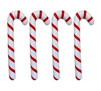 Canne di caramelle, gonfiabili natalizi 4pcs 45in in PVC Giant Candy Canne Decorations Leafproof Cine Caring Christmas Ballion