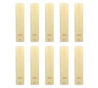 Canne di sassofono Alto Elasticità professionale Elasticità Reeds tradizionali per classico jazz raccolto a mano raccolta Digitally Reeded Sound 10 pezzi Slice di canna 71,5 x (Forza 2.5)