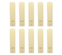 Canne di sassofono Alto Elasticità professionale Elasticità Reeds tradizionali per classico jazz raccolto a mano raccolta Digitally Reeded Sound 10 pezzi Slice di canna 71,5 x (Forza 3.0)