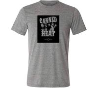 Canned Heat Band 60s 70s Boogie Blues Rock Jam T-Shirt Grey