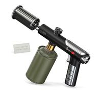 Cannello a propano con One-Touch Max Fire, 1800 °C per cuocere bistecche, sous vide e barbecue, blocco di sicurezza, ugello sensibile al calore, lanciafiamme per carbone, erbaccia (serbatoio non