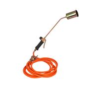 Cannello leva con fiamma bruciatore 60 mm + tubo 5 Mt + regolatore marca KEMPER