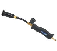 Cannello saldatore a leva gas lunghezza cm 40 bruciatore mm 50 con rubinetto