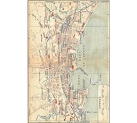 Cannes Map Journal: Vintage Map Notebook