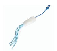 Cannetta con Cordino in pelle Camon - 1 pezzo - Giochi per gatti - 1° ORDINE? scegli lo sconto BZR5 / BZR20 + 200 punti fedeltà azzurro