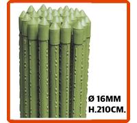 Cannetta in metallo plasticato orto giardino supporto per piante ortaggi h210cm