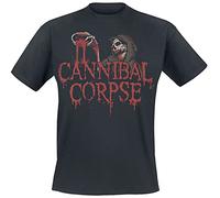 Cannibal Corpse Acid Blood Band-Merch - Maglietta da Uomo, Colore: Nero, Nero, M