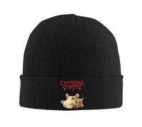 Cannibal Corpse Blood Rock Band Cappelli a Maglia per Donne Berretti da Uomo, Cappello Invernale in Acrilico, Carino Gatto Hip Hop