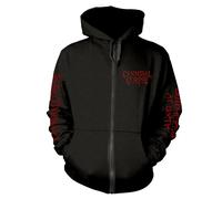 Cannibal Corpse Felpa con Cappuccio Butchered At Birth 2019 Nuovo Ufficiale Uomo Size L