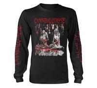 CANNIBAL CORPSE - BUTCHERED AT BIRTH (EXPLICIT) BLACK Long Sleeve Shirt Large