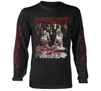 Cannibal Corpse 'Butchered At Birth Explicit' (Nero) Long Sleeve Shirt