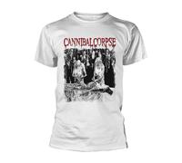 CANNIBAL CORPSE - BUTCHERED AT BIRTH (WHITE) WHITE T-Shirt X-Large