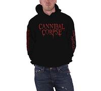 Cannibal Corpse Felpa con Cappuccio Tomb of The Mutilated 2019 Ufficiale Uomo Size XXL
