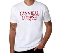 Cannibal|Corpse Logo,Maglietta Uomo, Stile bianco, M
