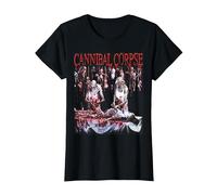 Cannibal Corpse- Prodotto Ufficiale - Macellato alla Nascita Maglietta, Donna, Nero, S