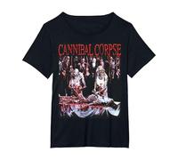 Cannibal Corpse- Prodotto Ufficiale - Macellato alla Nascita Maglietta, Donna Plus-Size, Nero, 3X