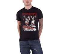 Cannibal Corpse T Shirt Butchered At Birth 2019 Band Logo Ufficiale Uomo Nero Size XL