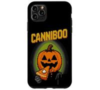 Canniboo Funny Pixel Art Jack O'Lantern che mangia torta di Halloween Custodia per iPhone 11 Pro Max