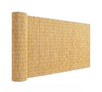 Canniccio Ombreggiante per Balcone e Terrazza, Arella in Bamboo Naturale Robusta, Schermo Protezione Privacy per Copri Ringhiera Esterna, Divisorio Aree Aperte(Naturale,50x200cm)