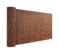 Canniccio Ombreggiante per Balcone e Terrazza, Arella in Bamboo Naturale Robusta, Schermo Protezione Privacy per Copri Ringhiera Esterna, Divisorio Aree Aperte(Carbonizzato,190x570cm)