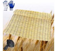 Canniccio Recinzione Robusto,Decorazione Murale Di Bamboo Pieno,Recinzioni Decorative Per Balconi,Arella Bamboo Da Esterno Protezione Solare Per Occultamento Delimitazione Ombreggiatura(H180xL600cm/6.