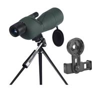 Cannocchiale Da Osservazione Con Zoom 25-75x60, Obiettivo ED, Potente Monocolo Prisma Bak4, Telescopio For Campeggio All'aperto, Birdwatching, Tiro Chiaro Immagine(Green)