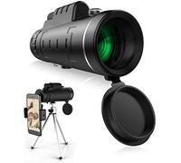 Cannocchiale monoculare 40X60 ad alta potenza monoculare impermeabile con messa a fuoco del prisma FMC BAK4 durevole e trasparente per il birdwatching Concerto itinerante con supporto per sm