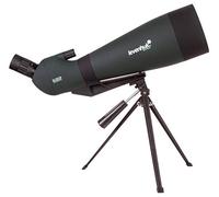Cannocchiale Terrestre Portatile Levenhuk Blaze BASE 100 con Ottiche in Vetro BK-7, Treppiede da Tavolo in Metallo e Custodia, per Osservare Fauna Selvatica e Paesaggi Urbani e Naturali