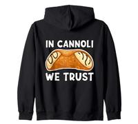Cannolo Divertente Sicilia Cannoli Felpa con Cappuccio