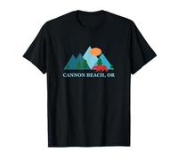 Cannon Beach, Oregon Vacation Souvenir Design Maglietta