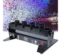 Cannon Confetti Machine Cannone lancia coriandoli, macchina lanciacoriandoli wireless DMX 512, telecomando elettrico per feste, matrimoni, concerti, celebrazioni, eventi speciali, effetti scenici