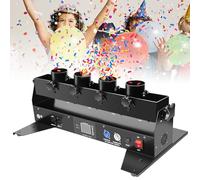 Cannon Confetti Machine Lanciatore di coriandoli professionale con tubi elettrici da 150 W, telecomando wireless per eventi, feste, club, matrimoni, concerti
