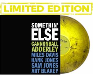 Cannonball Adderley - Somethin' Else - Yellow Marble Limited Vinyl
