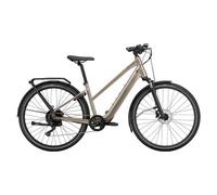 Cannondale mavaro neo sl 1 stepthru microshift 8v 360 wh 700 mm beige city bike