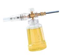 Cannone a schiuma | Schiuma da Neve Regolabile a Bocca Grande - Puliti Multifunzionali per Auto Domestiche, Motociclette, Bombola Spruzzatore Trasparente, Attacco Rapido e Bottiglia d