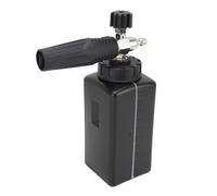 Cannone in schiuma nera da 1 l, per idropulitrici, spray con pompa in schiuma per neve, per lavaggio sicuro di auto e camion, facile da usare