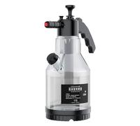 Cannone In Schiuma per Pressione - Spruzzatore Da Neve 2L | Cannone In Schiuma Trasparente | Tubo Da Giardino Compatibile | Dettagliato Auto Da Neve con Coperchio Aperto