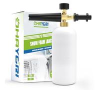 Cannone per lancia in schiuma da neve, compatibile con pistola ad alta pressione Karcher K2 K3 K4 K5 K6 K7, erogatore di sapone da 1 L, con ugello spruzzatore regolabile per pulizia auto