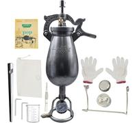 Cannone Per Popcorn Cinese, Macchina A Pressione Uso Domestico, Riso Soffiato, Manuale In Acciaio Inox 304, Piccola Da Fornello Vecchio Stile(1000ml)