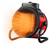 Cannone riscaldante portatile, riscaldatore ceramico PTC da 2000 W for uso interno, 2 impostazioni di calore con protezione antiribaltamento, for stanze, uffici e officine