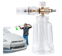 Cannone Snow Foam | Lancia Polar Snow Foam - Dispenser di sapone | Ugello spray di generazione | | Cannister spruzzatore trasparente | Bottiglia scrub veicolo per moto