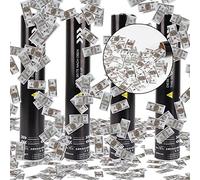 Cannone Spara Coriandoli*4, Taozoey Spara Coriandoli Laurea, Coriandoli Cannoni Popper, Spara Coriandoli, Coriandoli Matrimonio, Confetti per Compleanno, Tubo Sparacoriandoli(Dollari)
