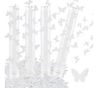 Cannone Spara Coriandoli 40 cm, Taozoey Sparacoriandoli*4, Altezza Effetto 5-8 m, Spara Coriandoli Laurea, Coriandoli Matrimonio, Confetti per Compleanno, Tubo Sparacoriandoli