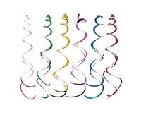 Cannone Spara Stelle Filanti Multicolore, 40 cm, per Feste di Compleanno - 1 Pezzo