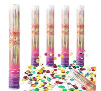 Cannone Sparacoriandoli 30 cm, Idea Regalo, Decorazione per Feste e Carnevale, Gittata di 6-8 m, Colorato