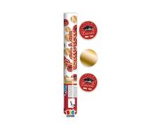 CANNONE SPARACORIANDOLI LAUREA ROSSI E ORO - TUBO LANCIA CORIANDOLI 30CM